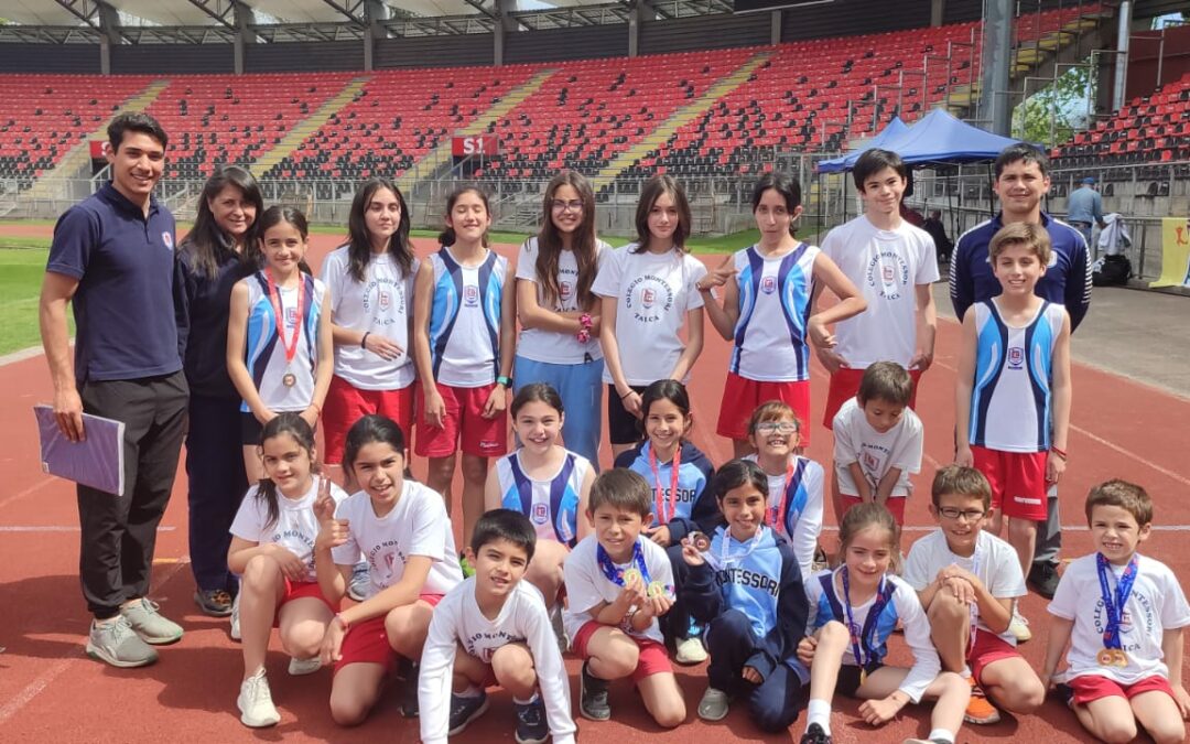 Encuentro comunal de atletismo de menores