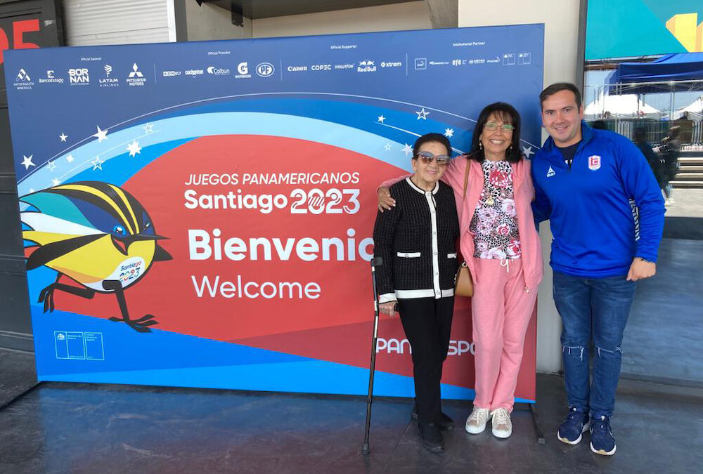 Profesora Myriam Angulo del Campo asistió junto a nuestra directora a los Panamericanos 2023