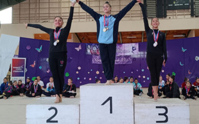 Campeona nacional y podios para nuestras gimnastas en la gran final nacional federada de gimnasia rítmica