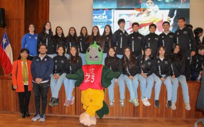 Ceremonia de entrega de indumentaria para los JDE Nacionales