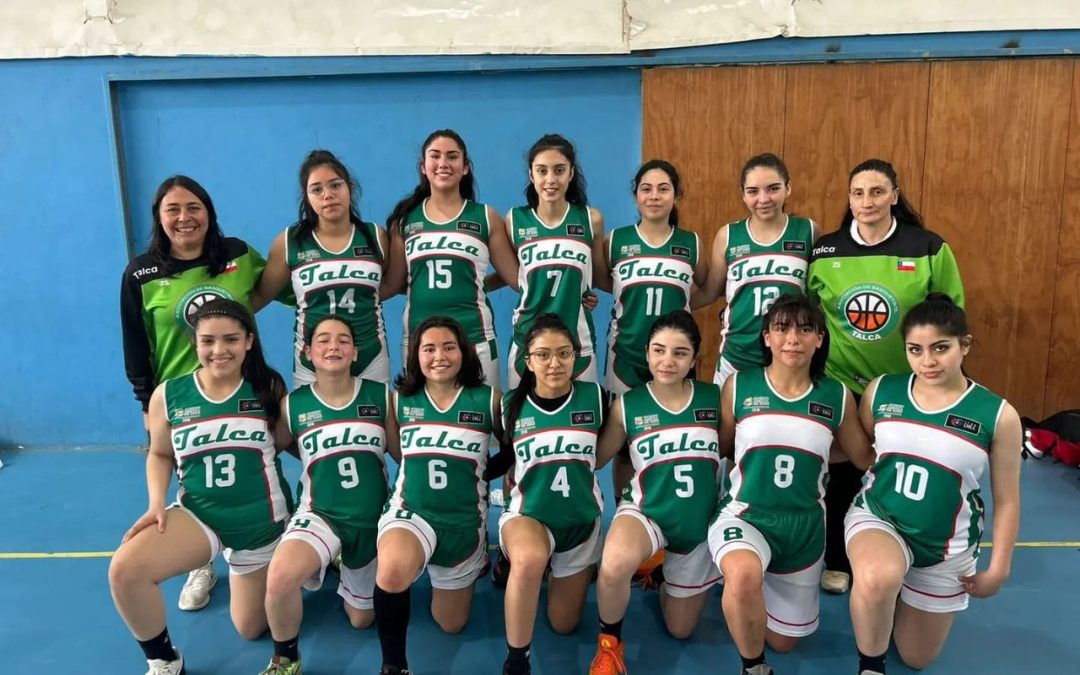 Selección de Talca en el clasificatorio para el nacional federado de básquetbol U-15 damas