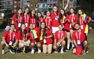 Inauguración del sudamericano escolar en Bucaramanga, Colombia