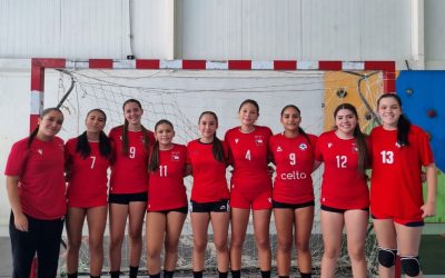 Nuestras jugadoras en la primera concentración nacional U16 de balonmano