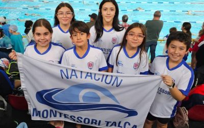 Infantil de natación destaca en la Copa Los Leones