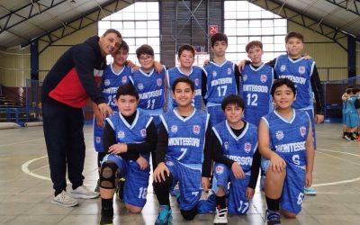 Montessori enfrentó a Curicó Básquet en una nueva jornada de la Copa ABA Talca