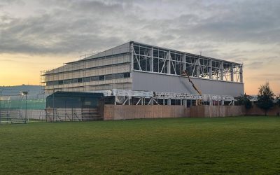 Avances firmes en la construcción de nuestro nuevo gimnasio