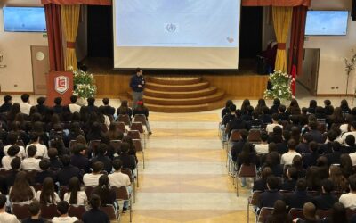 Charla preventiva de SENDA para estudiantes de 1° a 4° Medio