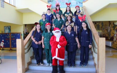 Caravana navideña dio inicio al cierre de año en el Jardín Infantil Campanita