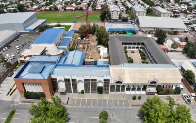 Avanza la construcción del nuevo pabellón de Enseñanza Media