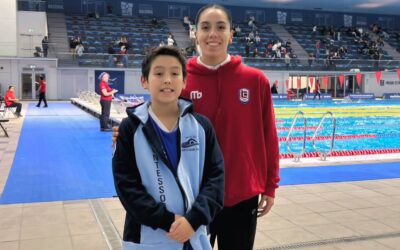 Destacada participación en la tercera etapa de la Copa Chile de Natación