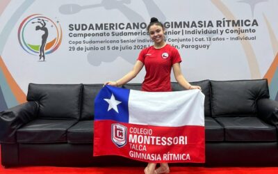 Dominga Badilla representó a Chile en la Copa Suramericana de Gimnasia Rítmica