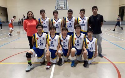 Amistoso de Baloncesto con Sagrados Corazones en Santiago
